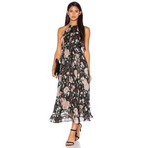Zimmerman Master Flute Dress in Black and Floral Size 2